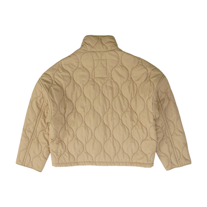 Beige Solid Jacket