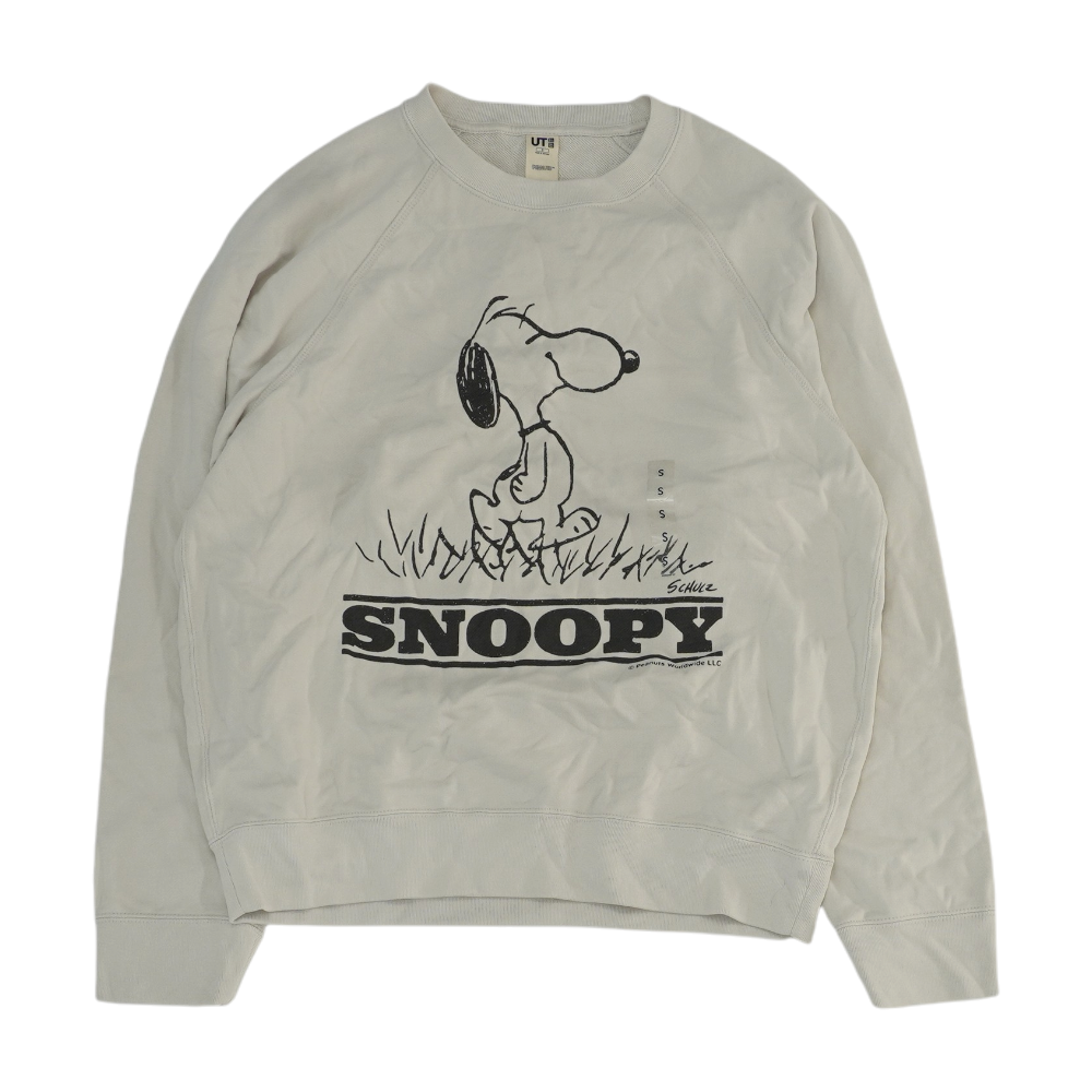 Beige Solid Sweatshirt Pullover