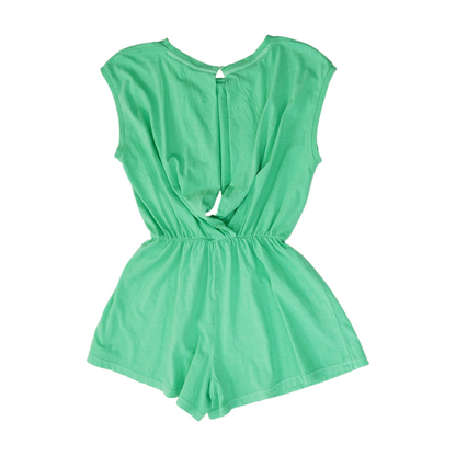 Green Short Sleeve One-Piece