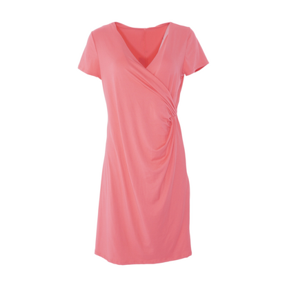 Pink Petite Midi Dress