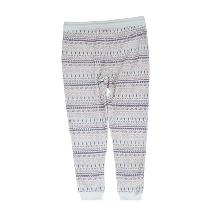 Beige Abstract Pajama Bottom