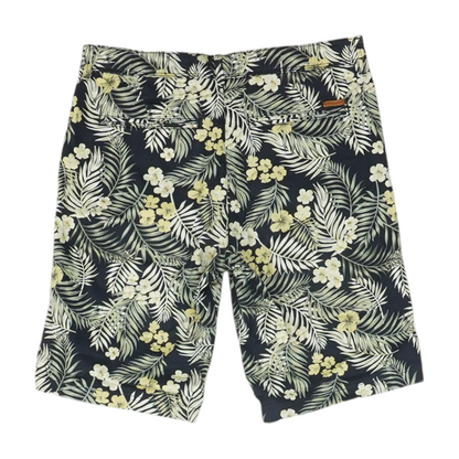 Navy Tropical Chino Shorts