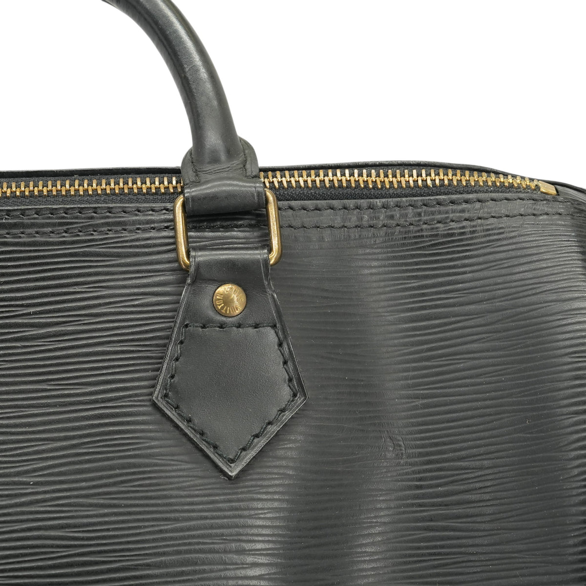 Speedy 30 Handbag In Black Epi Leather