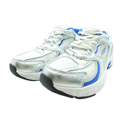 White Low-Top Athletic Shoes