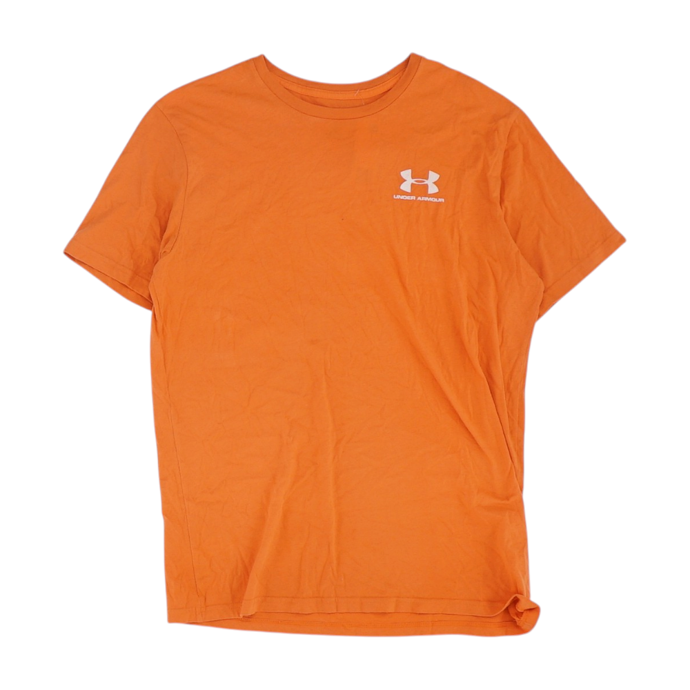 Orange Solid Active T-Shirt