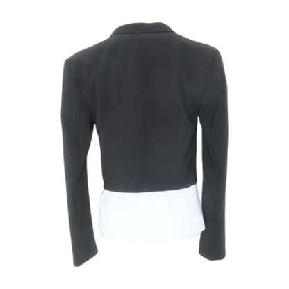 Black Solid Blazer