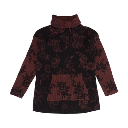 Multi Petite Floral Pullover Sweater