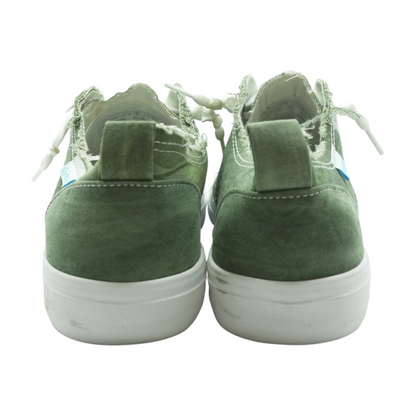 Green Low-Top Athletic Shoes