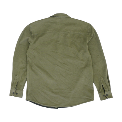 BYLT Green Solid Flannel Button Down – Image 2