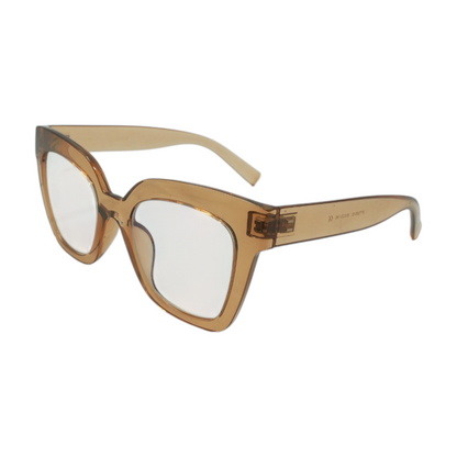 Brown Oversized Prescription Eyewear