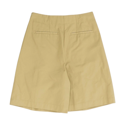 Khaki Solid Chino Shorts