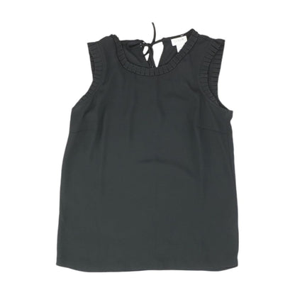 Black Solid Sleeveless Blouse