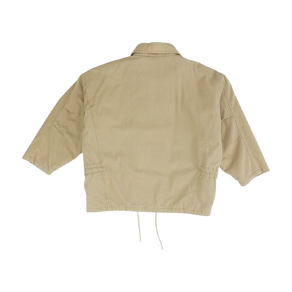 Khaki Solid Jacket