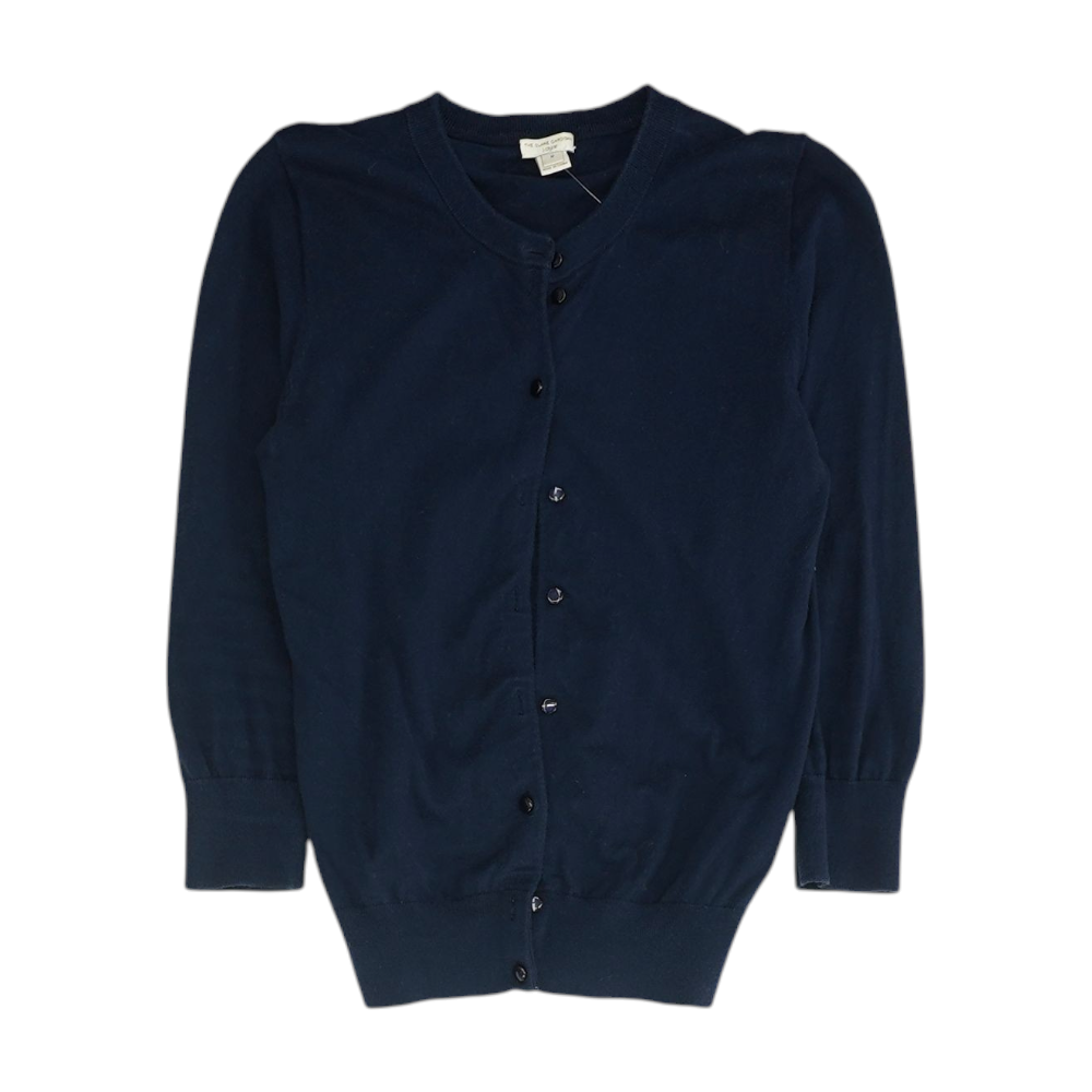 Navy Cardigan Sweater