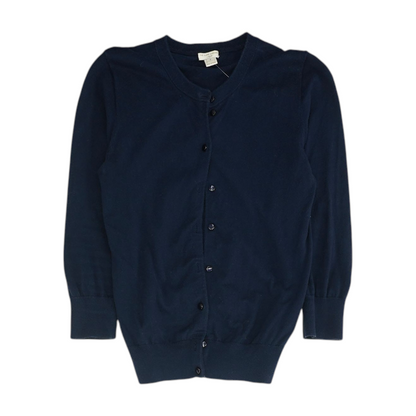 Navy Cardigan Sweater