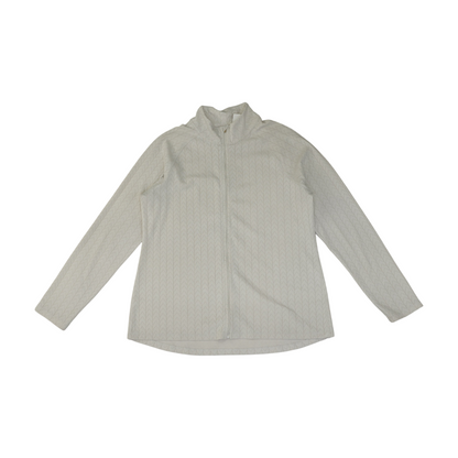 White Solid Active Jacket