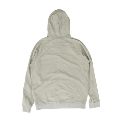 Gray Solid Hoodie Pullover
