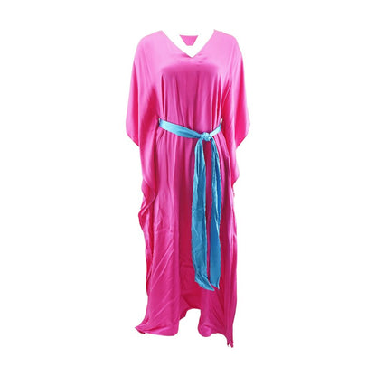 Pink Solid Maxi Dress