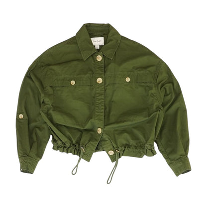 Green Solid Lightweight Jacket