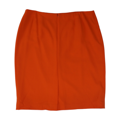 Orange Midi Skirt