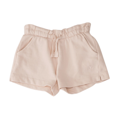 Pink Solid Active Shorts