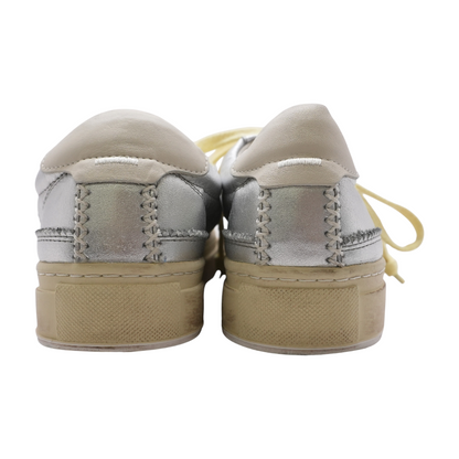 Silver Athletic Shoes