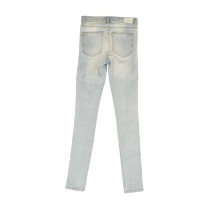 Blue Solid Jeans