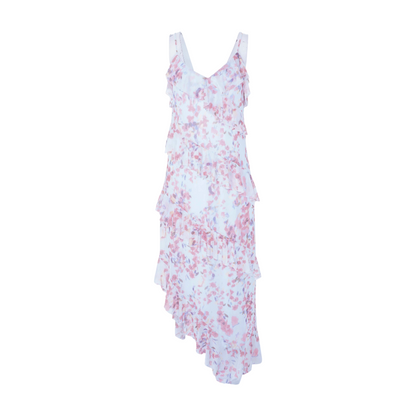 Blue Floral Maxi Dress
