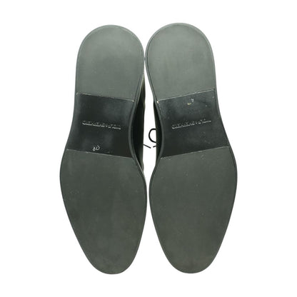 Black Leather Derby/oxford Dress Shoes