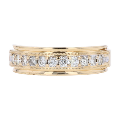 3/8 ctw 14K Yellow Gold Diamond Band