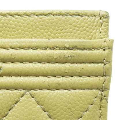 Boy Card Case in Green Leather