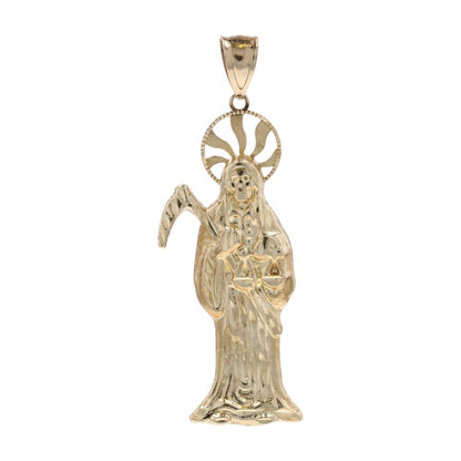 14K Gold Grim Reaper Pendant