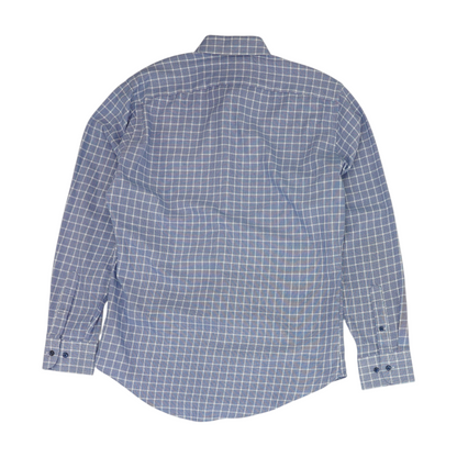 Blue Check Long Sleeve Button Down