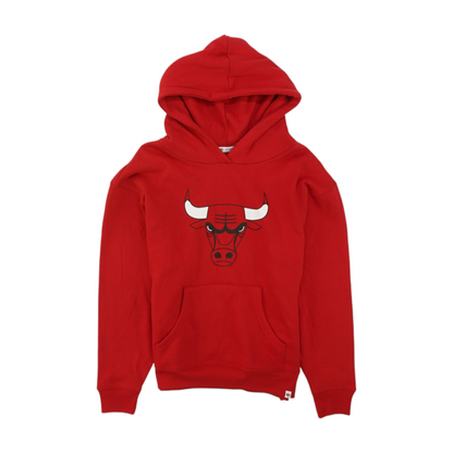 Red Chicago Bulls Solid Hoodie Pullover