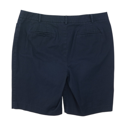 Navy Solid Chino Shorts