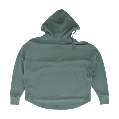 Green Solid Hoodie Pullover