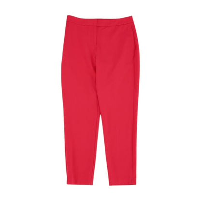 Pink Solid Dress Pants