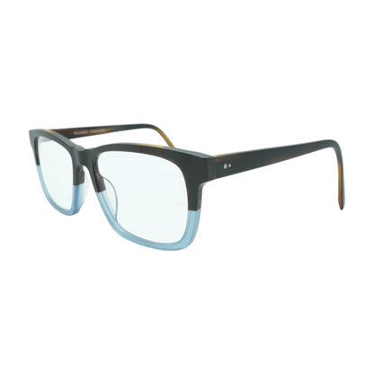 Brown Luis W Square Prescription Eyewear