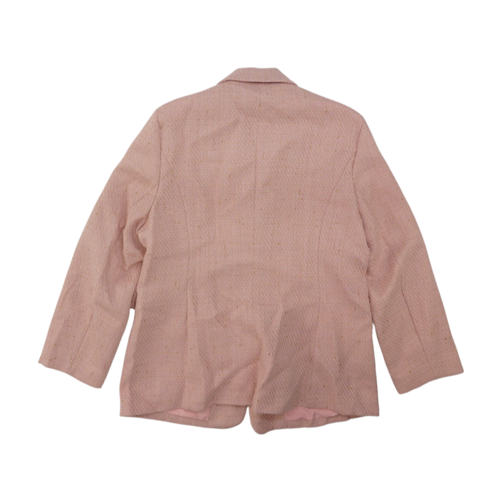 Pink Solid Blazer