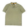 Green Solid Short Sleeve Polo