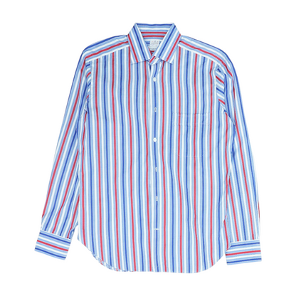 Multi Striped Long Sleeve Button Down