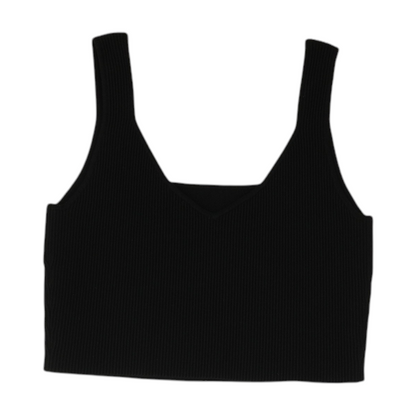 Black Cropped Blouse