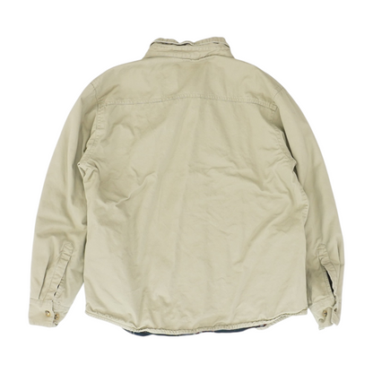 Beige Solid Jacket