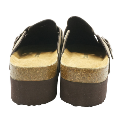 Brown Heeled Sandals