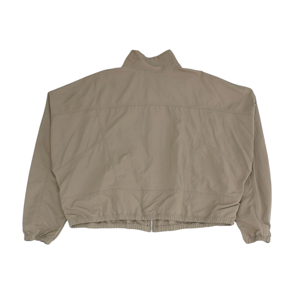 Tan Plus Size Solid Active Jacket