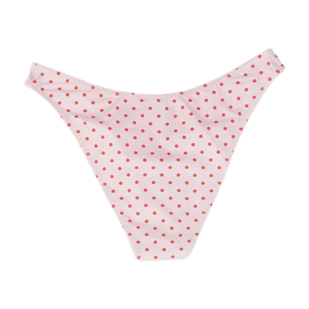 Pink Polka Dot Swim Bottom