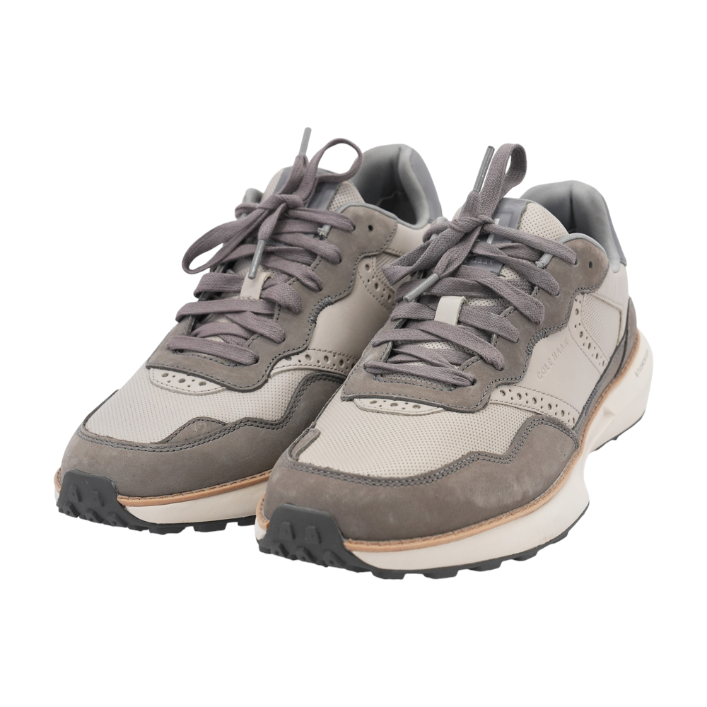 Gray Low-Top Athletic Shoes
