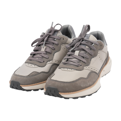 Gray Low-Top Athletic Shoes