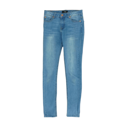 Blue Solid Jeans