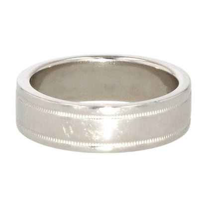 Tiffany Together Milgrain Platinum Band